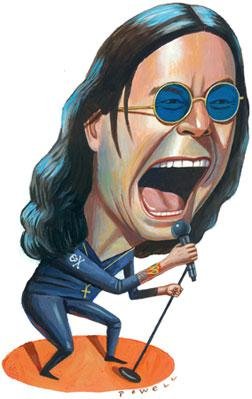 Оззи Осборн шарж