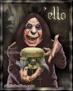 Оззи Осборн шарж