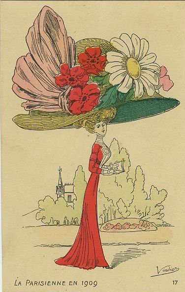 С днем рождения дама в шляпе