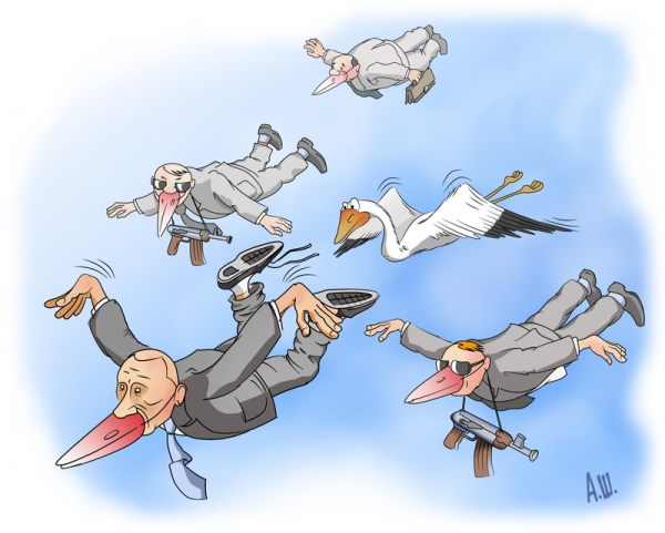 Карикатуры про птиц