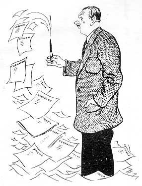 Никита Михалков шарж