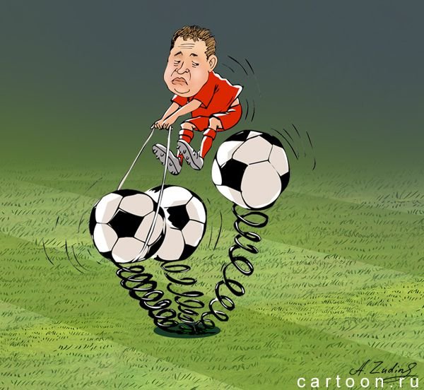 Леонид Слуцкий шарж