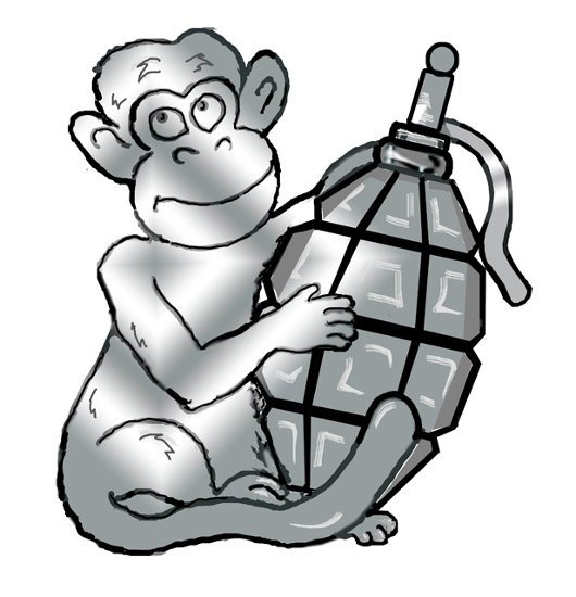 Обезьяна с гранатой