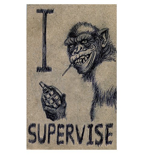 Обезьяна с гранатой за рулем