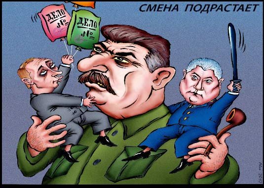 Сталин - ГУЛАГ - картина художника