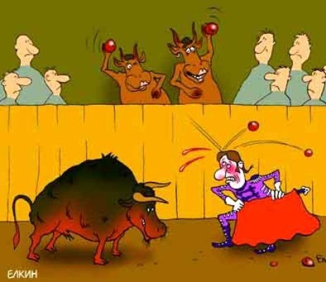 Карикатуры на Быков