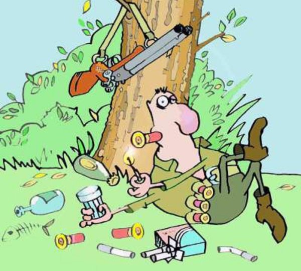 Карикатуры про охоту