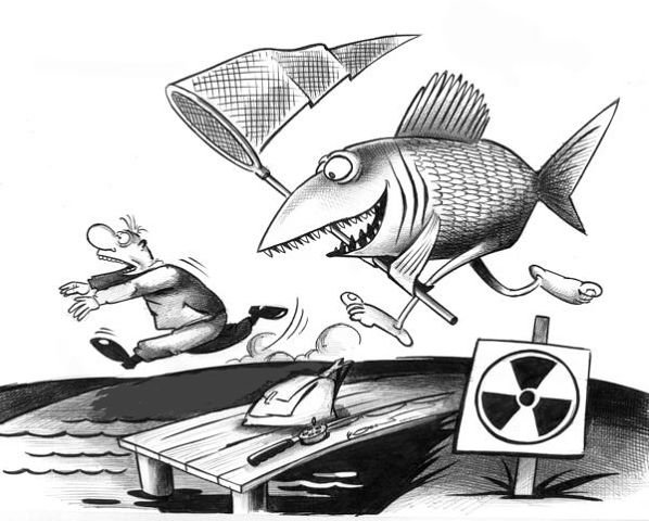 Рыбалка карикатуры