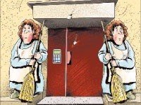 Карикатура консьержка (48 фото)