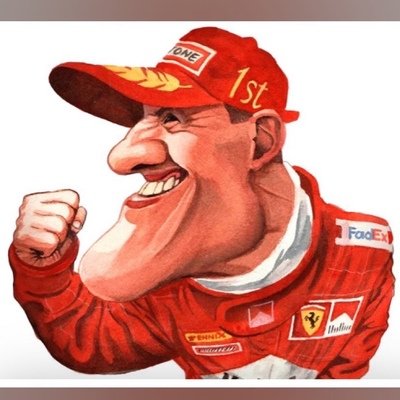 Михаэль Шумахер рисунок