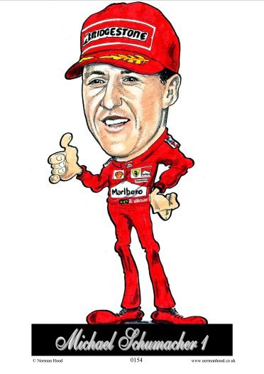 Михаэль Шумахер карикатуры