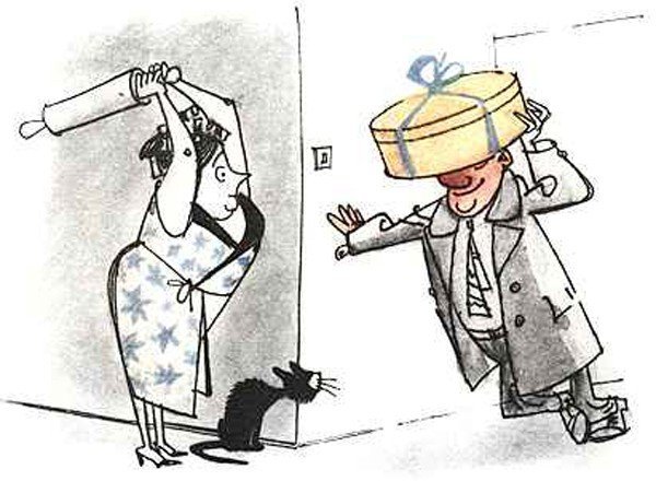 Скалкой по голове