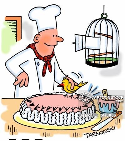 Торт карикатура