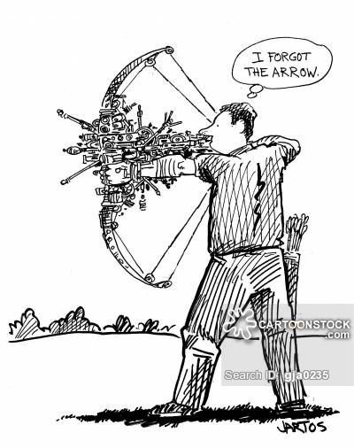 Лучник шарж