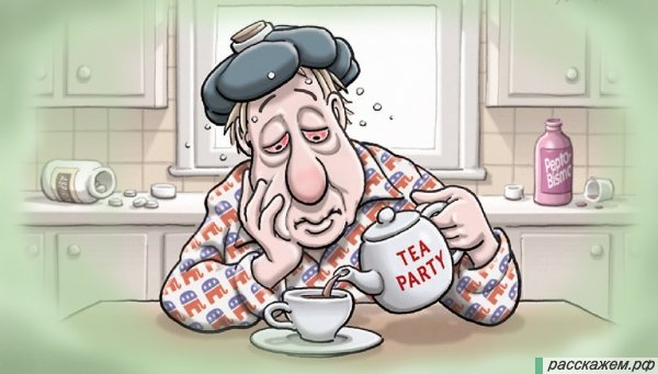 Похмелье карикатура