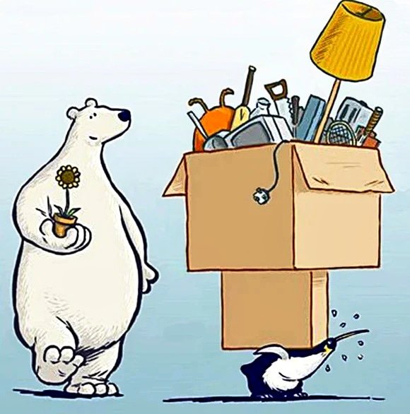 Переполненный чемодан