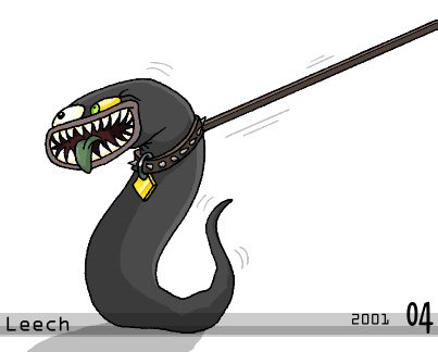 Пиявки смешные