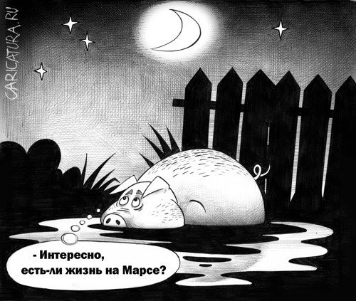 Луна карикатура