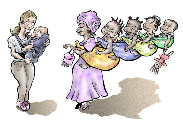 Демографическая ситуация карикатура