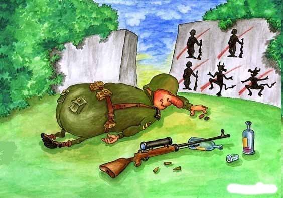 Карикатуры про армию