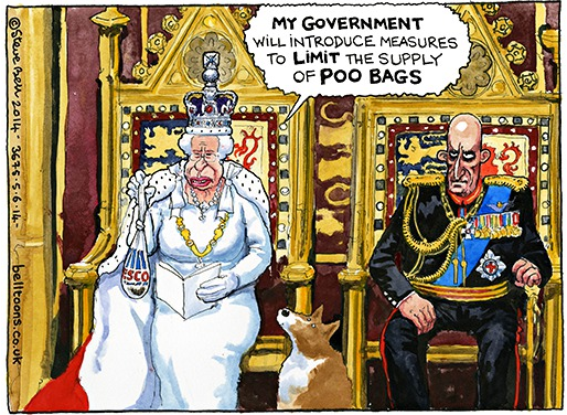 Королева Елизавета 2 шарж