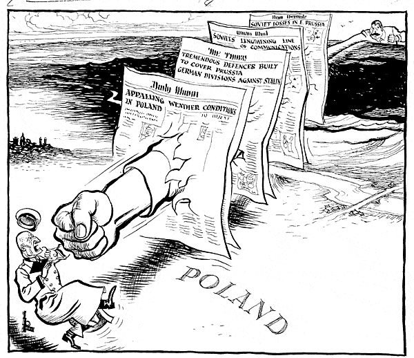 Странная война карикатура