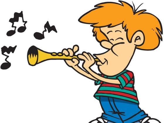 Дудит в дудку