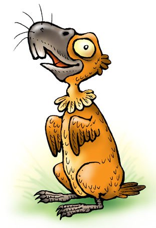 Общипанная птица карикатуры