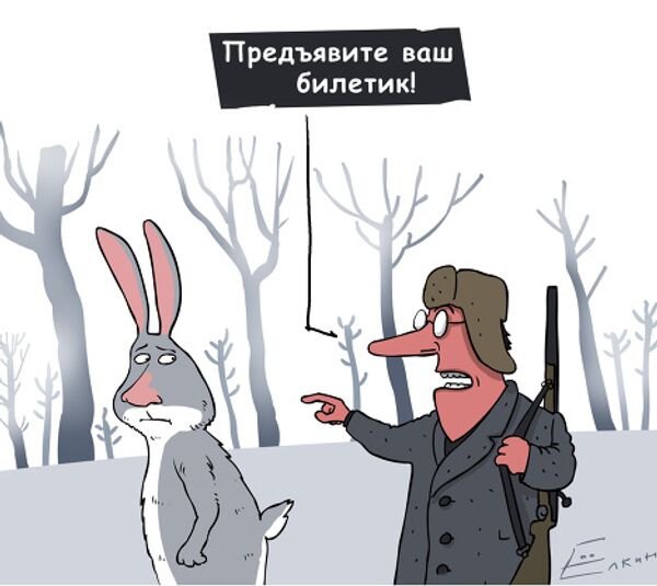 Карикатуры на Зайцев