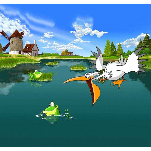 Клюв пеликана раскраска