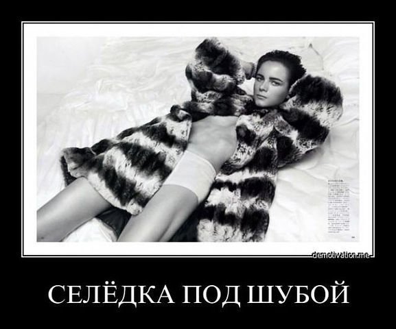 Женщина в шубе юмор