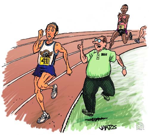 Коуч карикатура