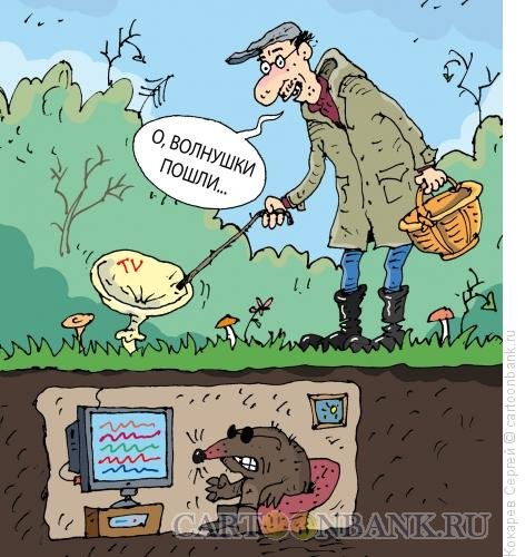 Месяц карикатура