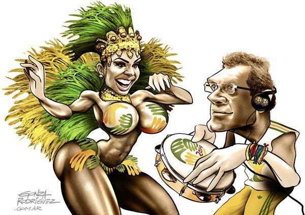 Бразилия карикатура