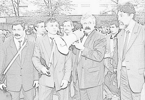 Вставная челюсть карикатура