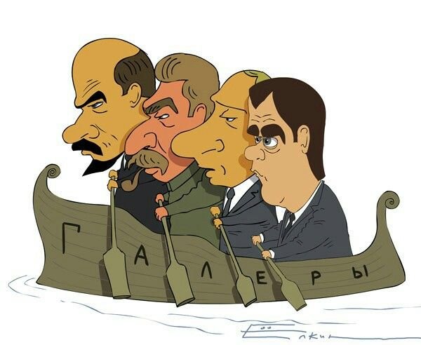 Карикатуры на Путина