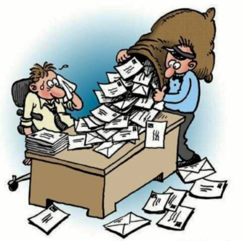 Спам карикатура