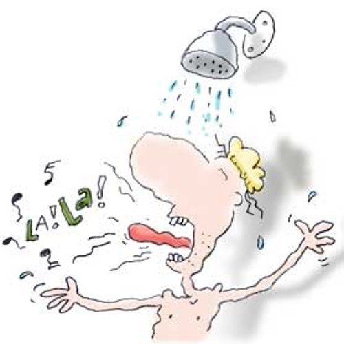 Карикатуры в ванной комнате