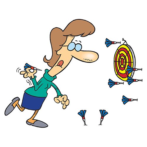 Веселый дартс мультяшные