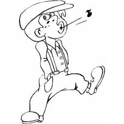 Раскраска хулиган