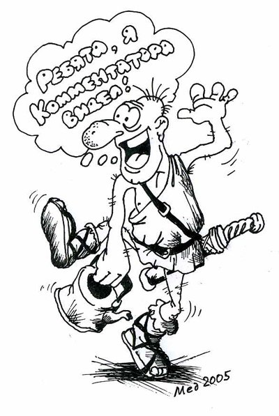 Зарядка карикатура