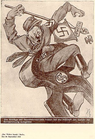 Наполеон и Гитлер карикатура