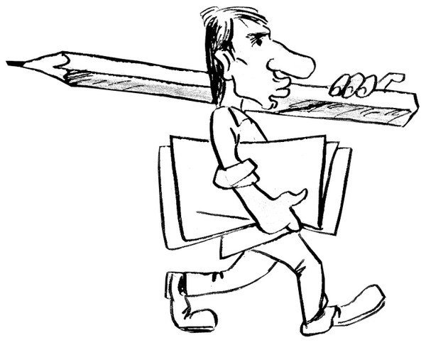 Художник карикатура