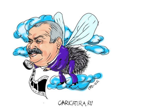 Никита Михалков шарж