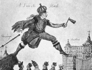 Павел 1 карикатуры