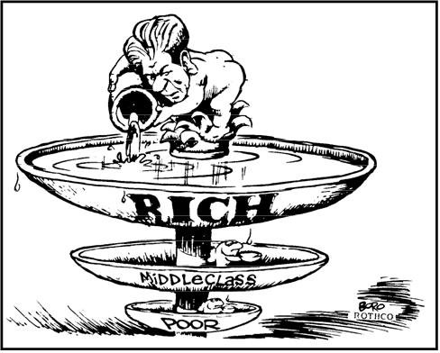 Карикатуры времен Рейгана