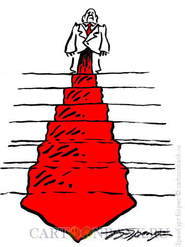 Галстук карикатура