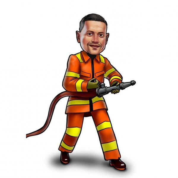 Карикатуры про пожарных смешные