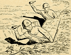 Рисовать солдата с гранатой