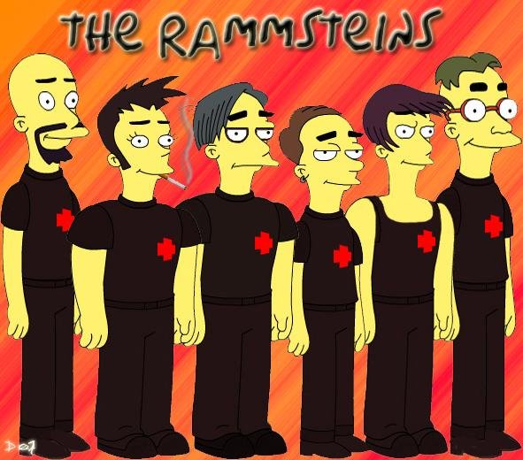 Рихард Круспе рисунок карандашом